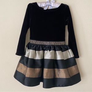 Sweet Heart Rose Toddler Long Sleeve Dress